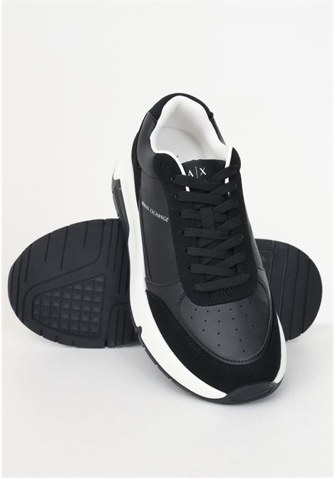 Sneakers nere da uomo con logo lettering laterale ARMANI EXCHANGE | XUX225XV862K001
